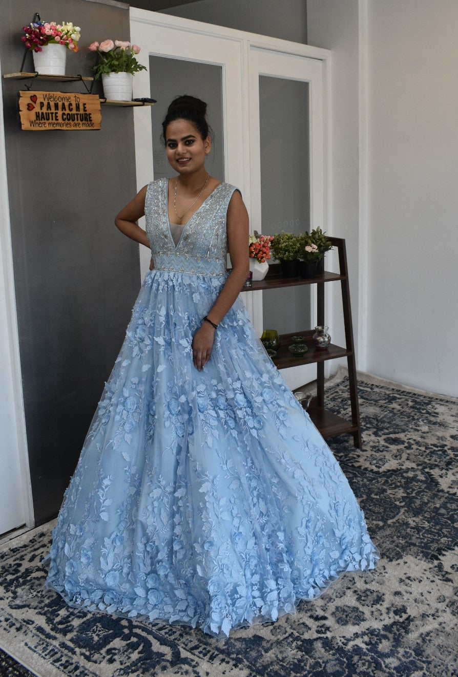 Navy blue colour wedding dress - LeeZaa Bridal Dresses | Facebook